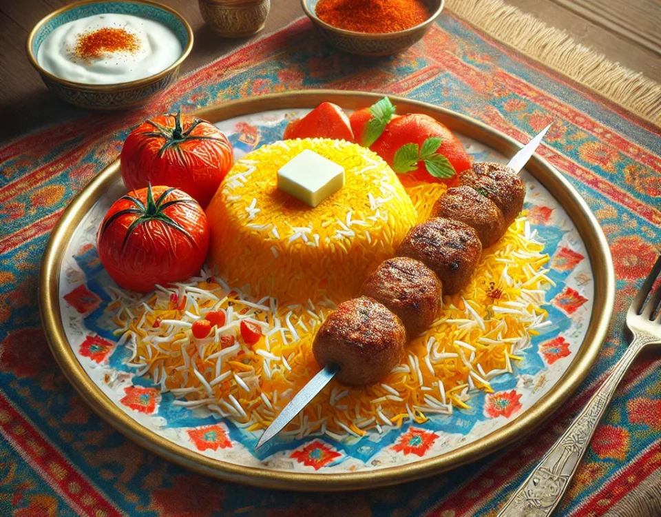 چلو کباب سنتی